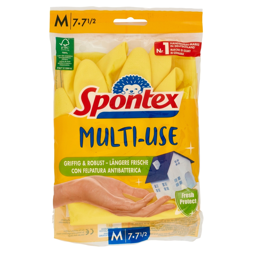 Spontex Guanti Casalinghi Milleusi Taglia M